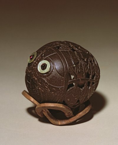 Coconut Sculpted into a Face, c.1895 by Paul Gauguin